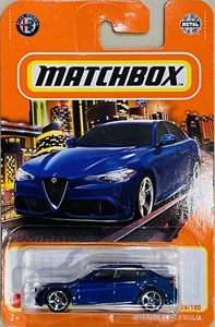 Matchbox 2016 Alfa Romeo Giulia Blue 2022 New Release Blister - Picture 1 of 2
