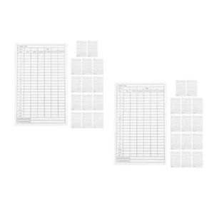 2 Stück Golf-Scorebuch – 15 Stück Golf-Score-Tracker, Golf-Statistikblatt, - Bild 1 von 12