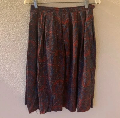 Falda para mujer Evan Picone cintura alta plisada talla pequeña Foto 1 de 4