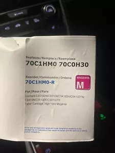 TCT 701H 70C1HM0 Magenta For Lexmark CS310 CS410 CS510 Premium Compatible Toner - Afbeelding 1 van 2