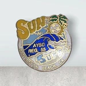 PIN SOCCER 1995 AYSO Sun And Surf Huntington Beach California Reg 55 - Picture 1 of 2