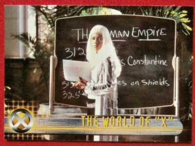 X-MEN THE MOVIE - Card #29 - The World of "X" - Topps 2000 - Image 1 of 2