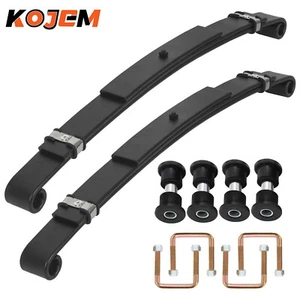 Heavy Duty Rear Leaf Springs For EZGO TXT GAS 1996-2013 Golf Cart (Set of 2) - Picture 1 of 18