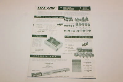 Vintage Model Railroad Catalog 1960 Life-Like Landscaping Materials  - Image 1 of 4
