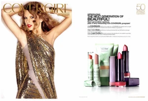2011 Cover Girl Taylor Swift Next Generation Make-up 2-seitige MAGAZINANZEIGE - Bild 1 von 1