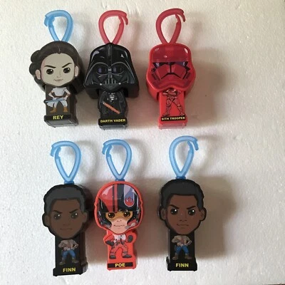 Mcdonalds Happy Meal Star Wars 2019-Lote de 6-Rey, Vader, Poe, Finn, Sith Trooper Foto 1 de 4