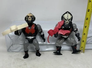 Vintage MOTU 1986 Buzzsaw Hordak & 1981 Hordak Figure Lot of 2 Crossbow Sheild - Picture 1 of 22
