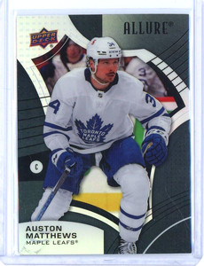 2021-22 AUSTON MATTHEWS UPPER DECK ALLURE #1 BLACK RAINBOW!!