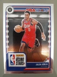 2023-24 Panini NBA Hoops Premium Stock Rising Stars Jalen Duren #299 Pistons - Bild 1 von 2