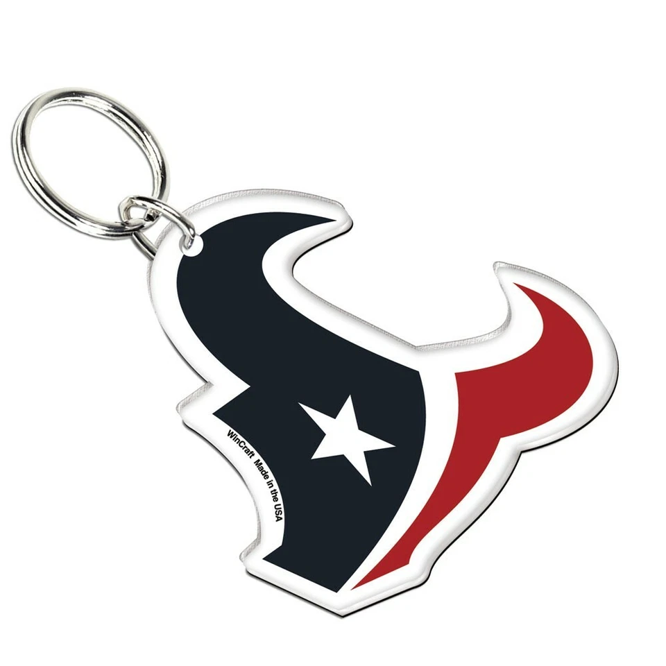 HOUSTON TEXANS PREMIUM ACRYLIC KEY RING BRAND NEW WINCRAFT 👀🏈 - Image 1 of 1