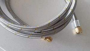 extension hose gas Weber Stainless Steel 3m, q grill, for regulator and bayonet - Picture 1 of 1