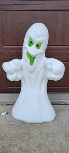 Molde soplador fantasma ojo verde Halloween 36” plástico espuma general años 80 vintage - Imagen 1 de 14