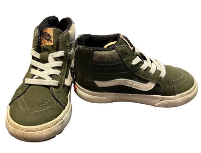 ZAPATILLAS ALTAS VANS NIÑO PEQUEÑO CON CREMALLERA TALLA US 8 VERDE NIÑOS Foto 1 de 4
