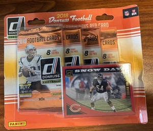 2018 Donruss Football Target 4 Pack with Snow Days Card Urlacher - Josh Allen??? - Bild 1 von 2