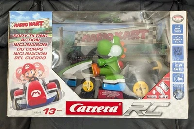 NEW Carrera RC Official Mario Kart Yoshi Race Kart 1:16 Scale 2.4GHz With Sound  - Image 1 of 4