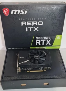 MSI GeForce RTX 2060 Super Aero ITX 8GB OC Graphics Card Used PCIe GPU - Picture 1 of 7