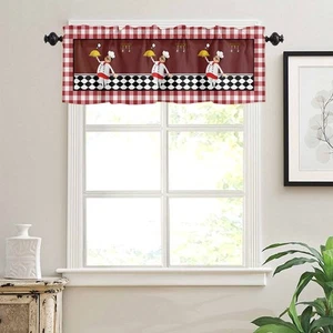 Fat Chef Kitchen Valance Curtains for Living Room/Bedroom/Bathroom/Window,Buf... - Picture 1 of 5