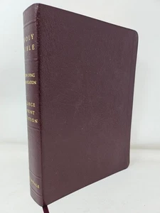Holy Bible NLT Large Print Burgundy Bonded Leather 1997 Tyndale House - Bild 1 von 8