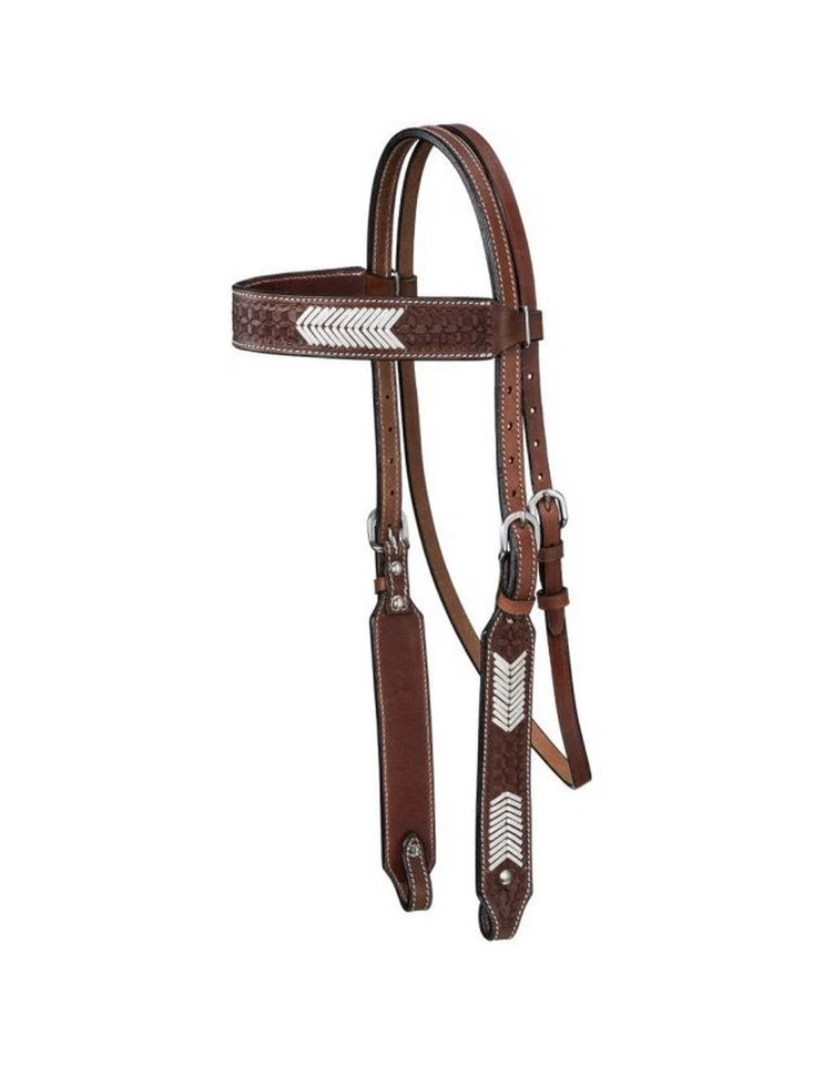 Diadema Vaquero Silver Royal Headstall cuero aceite medio 45-9983 Foto 1 de 1
