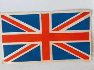 Bandera vintage Reino Unido/pequeña bandera deportiva del Reino Unido. Union Jack  - Imagen 1 de 2