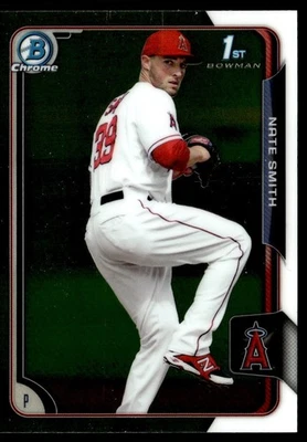 2015 Bowman Chrome Prospects Nate Smith Los Angeles Angels #BCP90 - Image 1 of 2