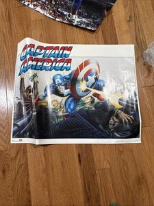 1989 MARVEL CAPTAIN AMERICA POSTER - Picture 1 of 5