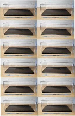 12 VETRINA 1/24 Alta 8 cm Lunga 21 cm + Base Nera NUOVA - Immagine 1 di 4