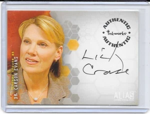 2002 Inkworks Alias Lindsay Crouse Dr Carson Evans AUTO A6 SP RARE AUTOGRAPH - Picture 1 of 1