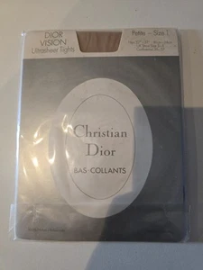 Medias ultrasheer vintage Christian Dior Vision talla pequeña 1 nuevas - Imagen 1 de 2