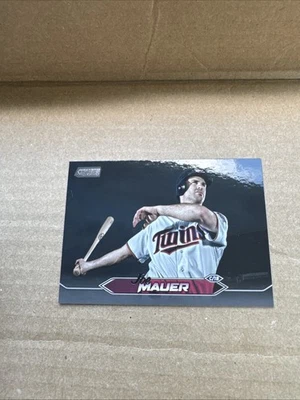 Joe Mauer 2024 Topps Stadium Club lámina negra - gemelos Foto 1 de 2