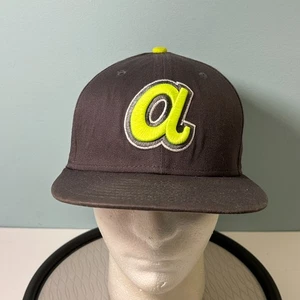 Atlanta Braves Snapback Hat New Era Fits Flat Bill Lowercase A Cooperstown Cap - Picture 1 of 13
