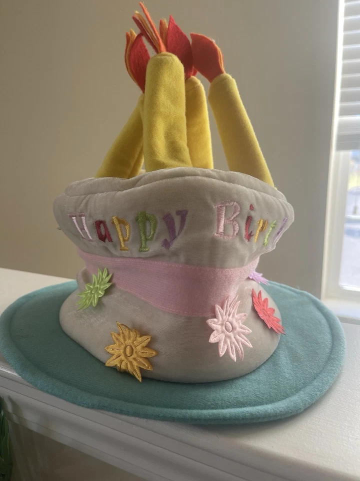 Sombrero de pastel de feliz cumpleaños Elope de colección talla única para todos los adultos Foto 1 de 3