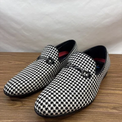 Mocasines Steve Harvey Edición Celebridad B+W Patrón Pata de Gallo Para Hombre’s 10 Foto 1 de 4