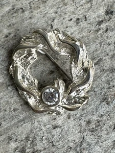 Sigurd Homstvedt  925S Sterling Silver Brokch  Norway Vintage Estate 1433 - Picture 1 of 5