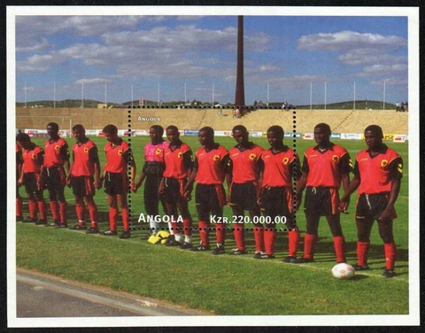 Angola Stamp 999  - Angola soccer team Cover