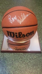 Roy Williams signierte offizielle NCAA Basketball Teer Heels Jayhawks HOF - Bild 1 von 4