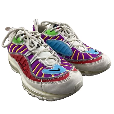 Nike Air Max 98 LX Cut Away Sneaker Women's 9 Colorful Retro Sportswear Running - Image 1 of 4