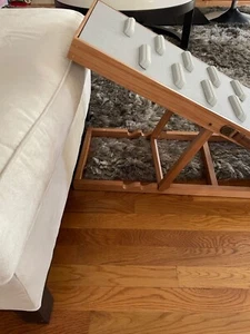 NIB Custom Made Wood Dog Ramp – Adjustable Heights, Sturdy, No-Slip Surface - Picture 1 of 5