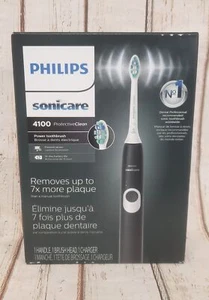 NEW, PHILIPS Sonicare 4100 Protetive Clean Power Toothbrush, HX6810/50 - BLACK - Bild 1 von 2