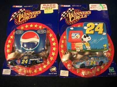 Winner's Circle #24 JEFF GORDON Race Hood & Peanut Driver Adhesivo 1:64 Diecast Foto 1 de 4