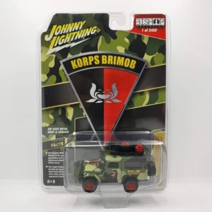 JOHNNY LIGHTNING BISHOP 1980 TOYOTA LAND CRUISER FJ40 KORPS BRIMOB CAMOUFLAGE - Picture 1 of 6