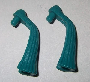 16384, 2x Hut-, Helm- Feder, Fez Kordel, blaugrün - Picture 1 of 1