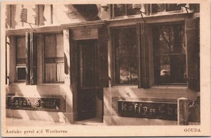 Postal de colección Holanda Gouda Antieke Gevel aan de Westhaven B130 - Imagen 1 de 2