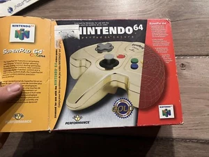 Performance Super Pad 64 Controller Limited Edition Gold BOX ONLY - Picture 1 of 9