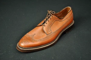 Allen Edmonds MacNeil Brown Leather Wingtip Shoes 10.5 Extra Narrow AA 51223S - Picture 1 of 6