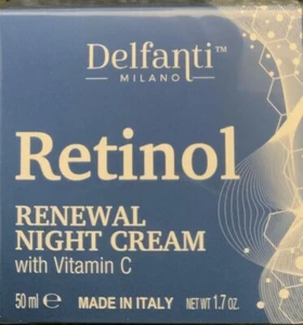 Retinol Renewal Night Cream with Vitamin C by Delfanti Milano 1.7 Ounce Jar - Picture 1 of 1