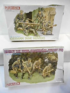 Dragon #6127 / #6134 GERMAN TANK HUNTERS 1:35 PLASTIC MODEL KIT SOLDIERS - Picture 1 of 4