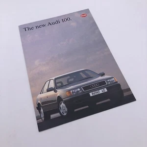 Audi 100 Saloon 1991 UK Market Launch Sales Brochure 2.0E 2.3E 2.8E Quattro - Picture 1 of 11