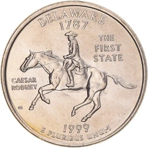 [#1045787] Coin, United States, Delaware, Quarter, 1999, U.S. Mint, Philadelp, h - Picture 1 of 2