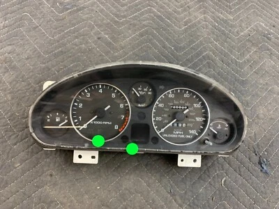 Mazda Miata 1990-1993 calibre OEM Speedo Cluster 145.627 millas 1,6 NA M/T *LEER* Foto 1 de 4